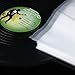 Zonon 100 Pieces LP Inner Sleeves 12 Inch Vinyl Record Sleeves Proper Protection Anti Static Round Bottom for Long Playing Collections