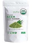 Neem Leaf Powder-USDA Organic 100% Pure (Azadirachta Indica) (Neem4.4oz)