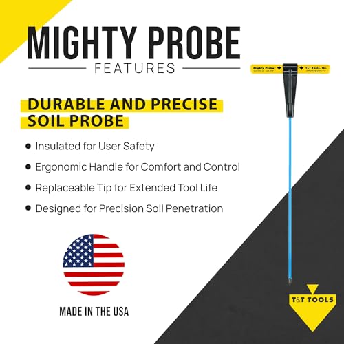 T&T Tools 48-Inch Mighty Probe Metal Soil Probe – 3/8