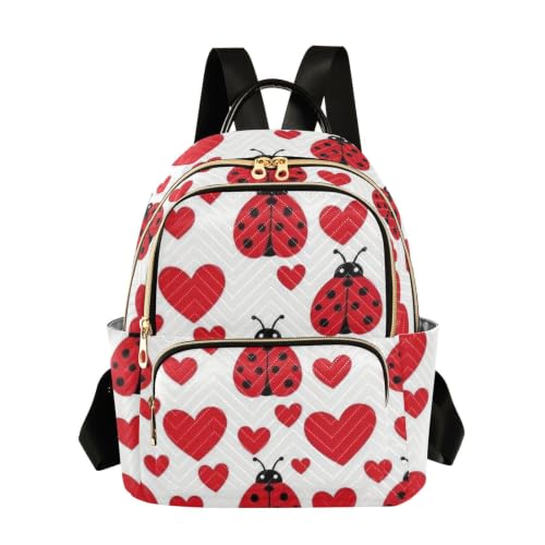 Sac à dos quotidien Red Hearts pour exprimer votre créativité
