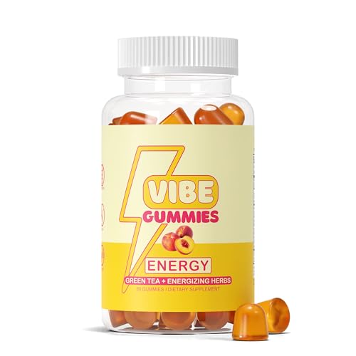 Vibe Gummies - Energy Gummies 60 Count - Green Tea