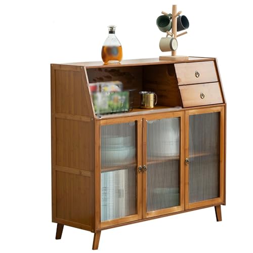 Armario de cocina con puerta de cristal,...