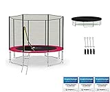 LifeStyle ProAktiv LS-T305-PA10 (R) Trampolino da Giardino 305cm - incl. Rete di Sicurezza 130g/m² - New
