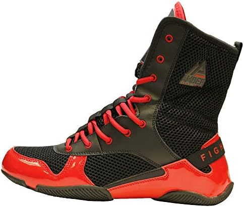WAR v1.0 9” Professional Boxing or Wrestling Shoes - Enhance Your Performance with Sport-Specific Training Footwear, Size 11 Red | Image 1