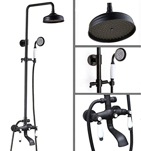 Ensemble de douche laiton noir vintage pour créer votre cocon