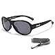 Maesy Baby Sonnenbrille für 0-2 Jahre - UV400 Polarisierter Schutz - Flexibler und Biegsamer Rahmen - Verstellbares Gummiband - Sichere und Bequeme Babysonnenbrillen - Oval - Joya