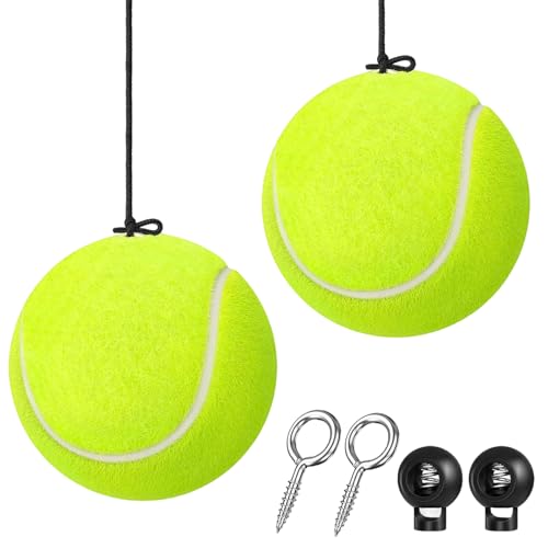 Garage Einparkhilfen für Auto - 2 Stück Tennisball Auto Parkstopper mit Schnur - Präziser Stopp Assist für Fahrersicherheitsführung Automotive RV Villa Auffahrt Home Anfänger