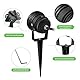 kefflum 10W RGB Gartenbeleuchtung Scheinwerfer LED Strahler Gartenlampe mit Erdspieß IP65 Wasserdicht Gartenstrahler für Außen Spotbeleuchtung Bodenleuchte Teichstrahler (2er Pack)