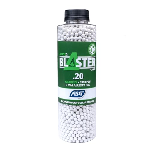 ASG Alpha Blaster Bio PLA BB’s 0.20g 3300 Bottle