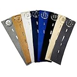 WUYJI Gürtelschnallen für Damen,8-teiliges Set elastischer Hosenverlängerungen, Umstandsgürtelverlängerungen mit Schnallen, 2,9 x 10 cm, Unisex, geeignet für Jeans.