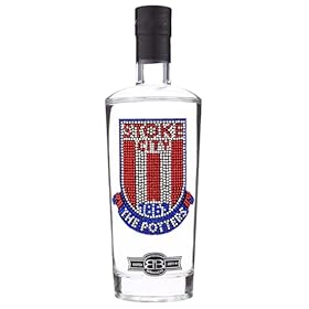 Stoke City Gifts for Men & Women | Official Stoke City FC Crystal Edition Birthday Vodka for Potters Football Fans | Premium Alcohol by Bohemian Brands – 70 cl – Bohemian Brands
