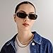 AIRE Ceres Sunglasses - Black, Rectangle, Unisex, Sleek and Slimline Style