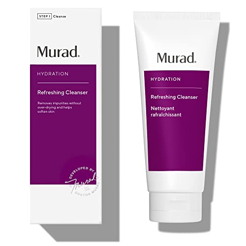 Murad Refreshing Cleanser – Hydration Foaming Facial Cleanser Hydrates and Smooths – Non- Drying Face Cleanser, 200ml
