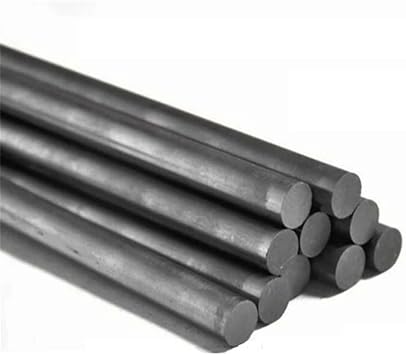 Graphite Rods, Carbon Rod Graphite Electrode Cylinder Rods Bars 10x100mm for Industry Tools High Temperature Carbon Graphite Black 5PCS