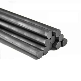 5pcs High-Purity Graphite Electrode Cylinder Rods 10x100mm for Industrial Welding and Machining