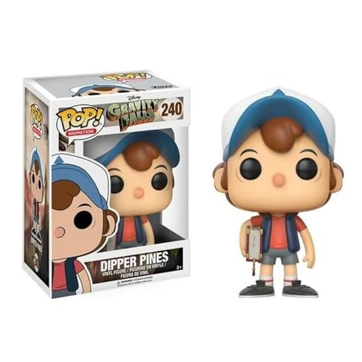 Funko Gravity Falls POP! Animation Dipper Pines Vinyl Figure #240 [Regular Version], Styles may vary