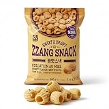 Korean Food O!Snack Honey Flavor, Sweet & Crispy Honey Snack with Sesame, Large Family Pack 2.16 lb, Party Sharing Size