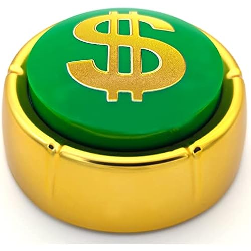 The Money Button | Ka-Ching! Cash Register Sound Effect Button (Batteries Included) Entrepreneur Back to School Office Sales Marketing Gag Gift Hype Nut