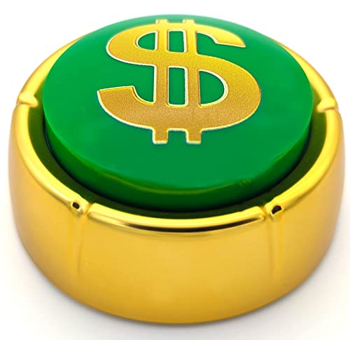 A big satisfying ka-ching button that blasts a cash register sound — instant dopamine hit for closing deals, garage sales, or trolling coworkers.