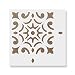 Daphne Tile Stencil - Reusable Floor & Backsplash Mediterranean Tile Stencils for Home Decor, Furniture, and Walls 16"x16"