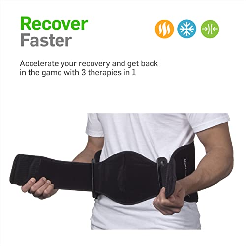 Natracure Hot/Cold Compression Lumbar Support Back Brace/Wrap – Alleviates Pain From Back Surgery, Arthritis, Swelling, Sciatica, Degenerative/Slipped Discs, And Sports Injuries (6037 Cat) #TOP2