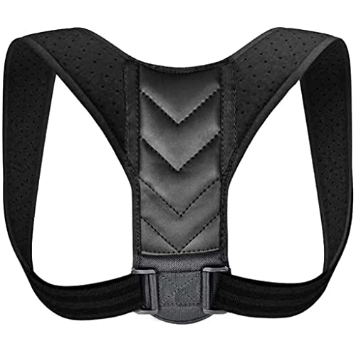 Correction de la posture au bureau et en extérieur - Ceinture dorsale et lombaire noire M