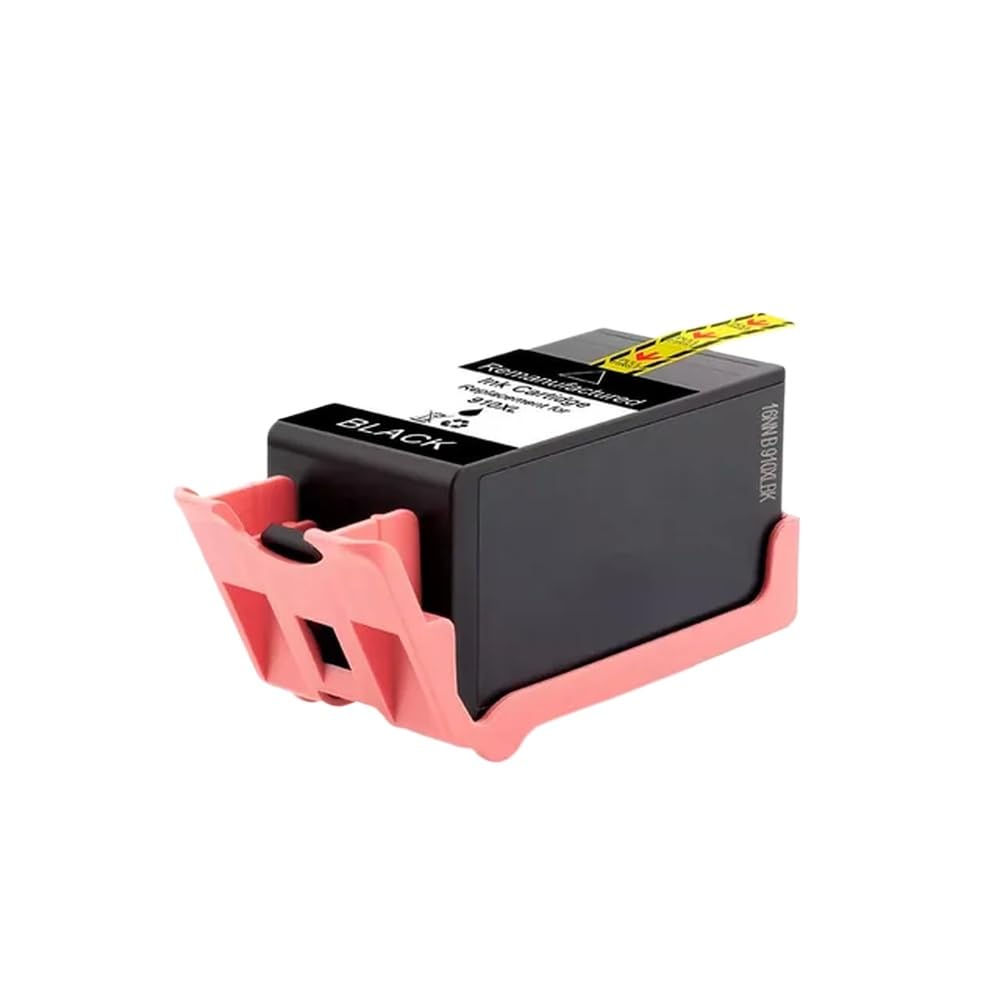 Wiederaufbereitete Farbtintenpatrone, kompatibel mit 910XL 916XL Kompatibel mit OfficeJet Pro 8010 8023 8025 8026 Drucker(1PCS Black)