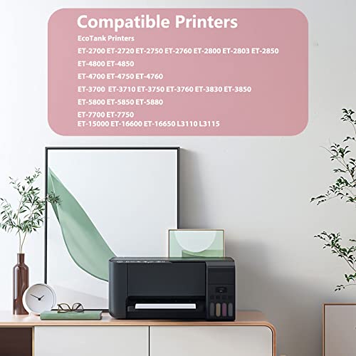 Lnkcos 500Ml Sublimationink For Epson Ecotank Printers Et-2400 Et-2840 Et-2760 Et-2850 Et-3830 Et-3850 Et-4760 Et-4800 Et-4850 (Autofill/Icc-Free/Syringe-Free) #TOP3