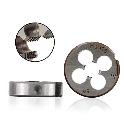 Matrices de roscado métrico para Mano Izquierda, Herramientas de Corte de roscas para Herramientas manuales de metalurgia, M8x1.25