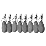 eaacaa 8 pesos para manteles, colgantes de mármol, pesos para manteles, con clips, para familia, fiestas, camping, bodas, jardín, pícnic