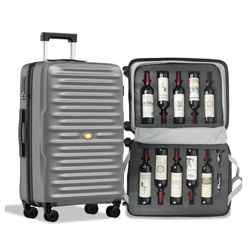 How to open new locks on luggage Durable Wine Suitcase for Travel Enthusiasts