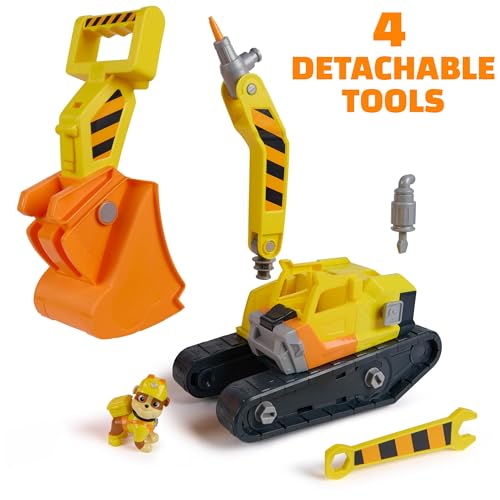 Rubble & Crew Rubble’s Ultimate Tool Bulldozer Vehicle & Collectible Figure - image 3