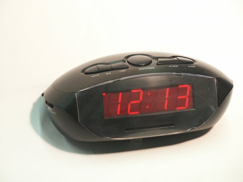 Sonnet AM/FM LED Clock Radio with Aux-In and 2 USB R-1634