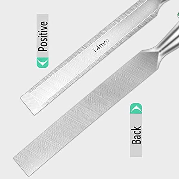 För träbearbetning Trä Mejslar Bevel Edge Wood Carving Chisel 10 St Woodworking Tool Ställ Stål Mejsel Med Strejk Lock För Trä Hantverk Diy Woodcarving(Size:10 set)