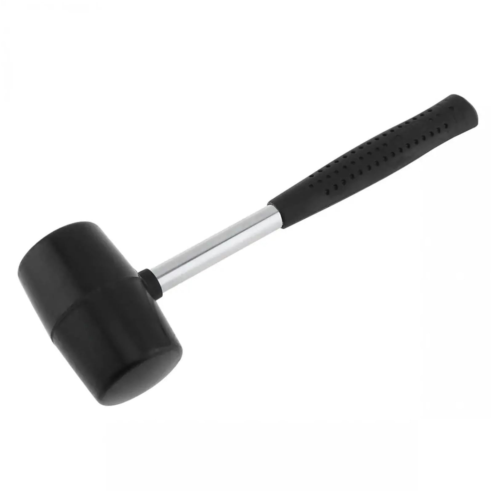 Martillo Goma Martillo de goma negro no elástico 300 g/500 g/1000 g | Herramienta manual de bricolaje for baldosas de piso con cabeza redonda(1000g)