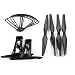 Produktbild LiDi RC Mattheytoys JXD Quadcopter Ersatzteile -Kit für JXD 506 506g 506V 506W 507G 507V 507W RC Quadcopter mit 4pcs Haupt Propellers/4ST Schutzrahmen/2ST Landekufen