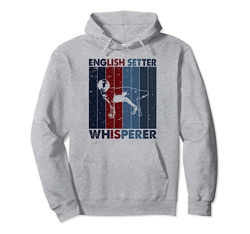Dog Dad Mom Whisperer - Setter inglés vintage Sudadera con Capucha