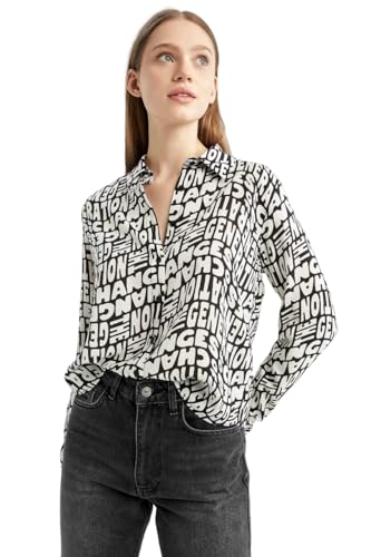 Image of TAGAS Women Printed Casual Shirt || Women's Casual Shirt || Women Formal Shirt || Stylish Shirt for Women || Shirt || Shirt (ST-8)