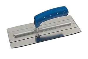 TREBI Doppelblatt Edelstahl-Glättekelle 280 x 110 mm