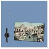 Best-Rite Mosaic Magnetic Glass Markerboard Tiles, 16 by 16-Inch, Denim Blue