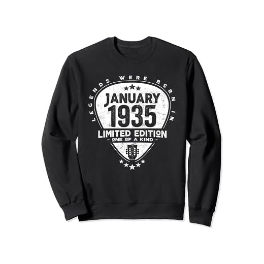 87 años Cumpleaños Las Leyendas nacen en Enero de 1935 Sudadera