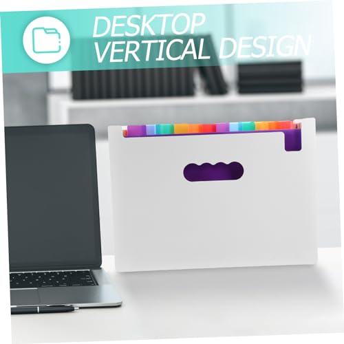 Classeur léger portatif à soufflets multicouche pour documents format A4