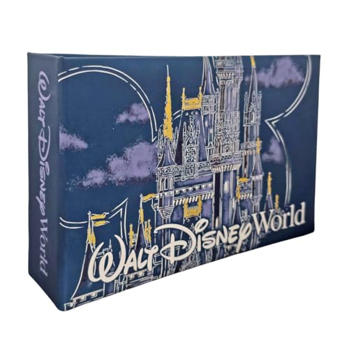 Theme Park Castle Photo Album Holds 100 4x6 Photos Blue Hardcover Memory Book Park Trip Souvenir Keepsake Theme Park Gift