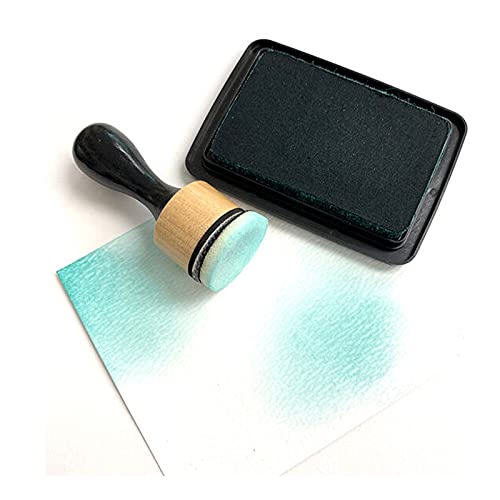 Ink Paints Mixing Blending Tool Mini Round Foam Refills, For Scrapbooking Craft, Control Of Ink Placement, No More Inky Fingers Ink Blending Tool With Spare Pads For Rubber Stamping & Scrapbooking #TOP6