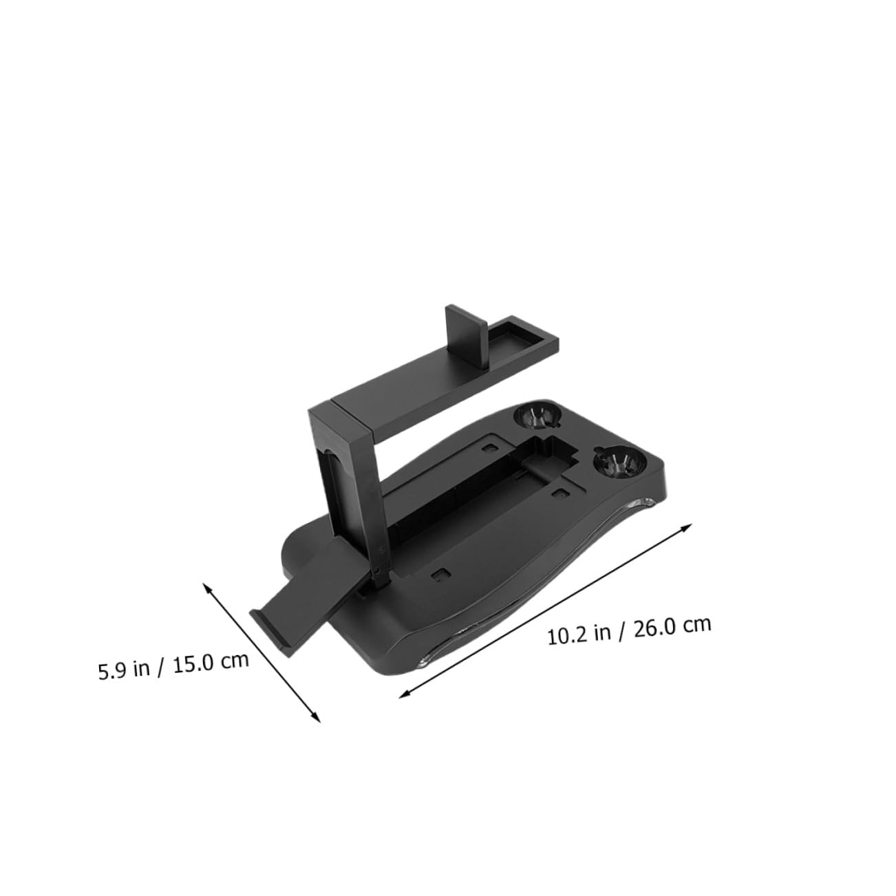 Veemoon Stazione di Ricarica per Controller Vr, Supporto e Organizer in Abs Nero, per Console Gioco Vr, Accessori Gaming