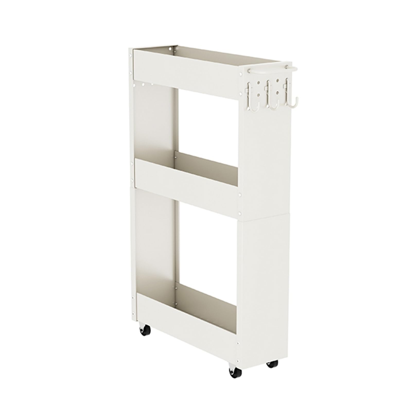 Generico Carrello Portaoggetti Sottile Con Rotelle,carrello Portaoggetti Da Bagno A 3/4 Livelli,a Spazio Stretto Con Ruote,for Lavanderia Da Bagno In Luoghi Stretti(Color 1,3 tiers)