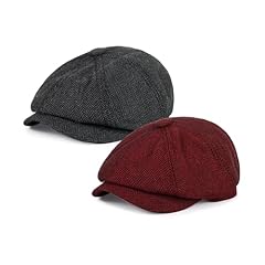 Herringbone-black+winered