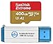 Produktbild SanDisk 400GB SDXC Micro Extreme Memory Card Bundle Works with Samsung Galaxy Tab S4, Tab A, Tab 10.5 Tablet Phone 4K V30 U3 A2 (SDSQXA1-400G-GN6MA) Plus (1) Everything But Stromboli (TM) Card Reader