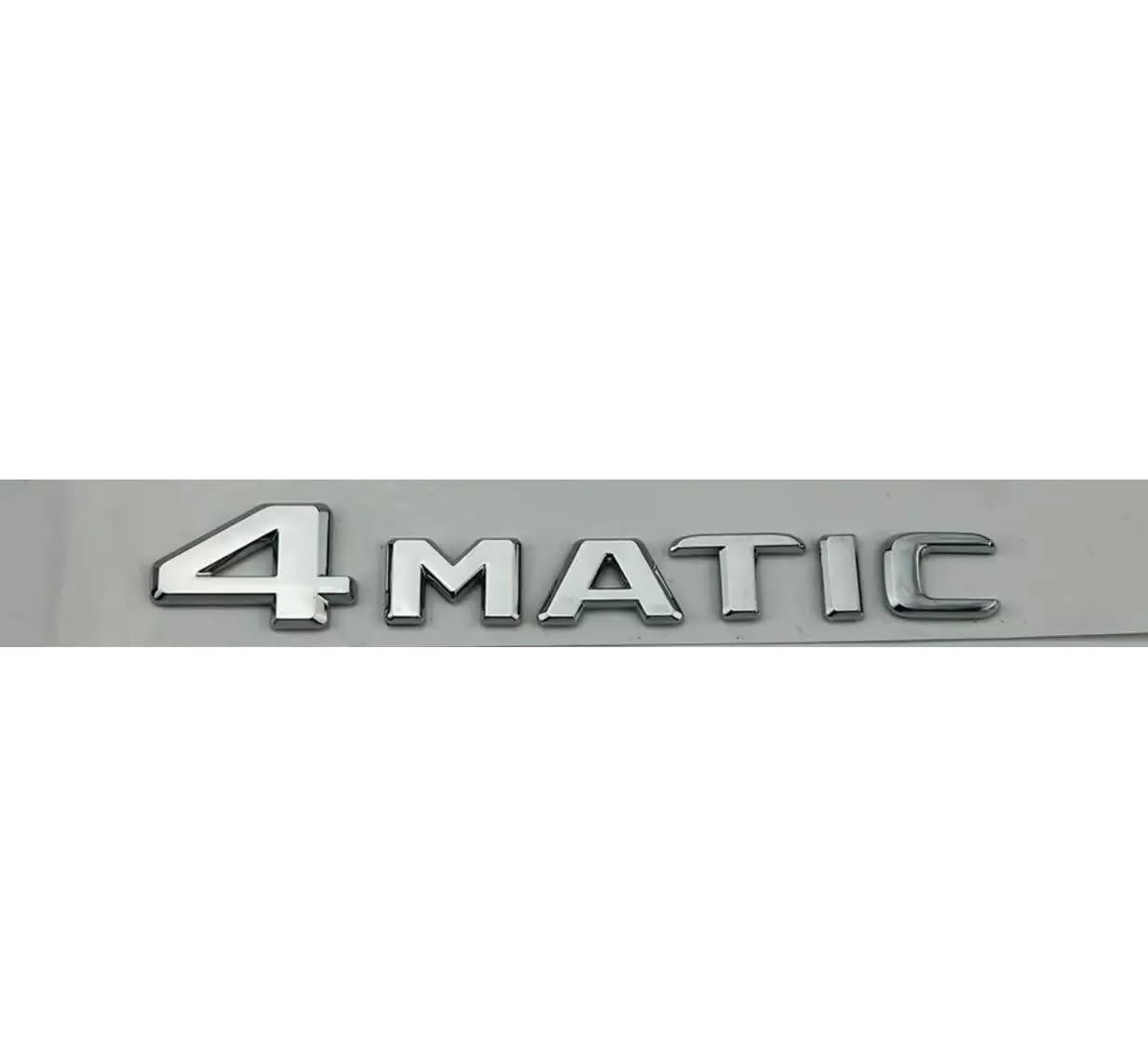 YTQMoreBNZ YYDStes Compatible With Mercedes Benz Class AMG 4MATIC 4 MATIC Trunk Chrome Matte Black Letters