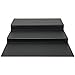 HUBERTÂ® Deli Riser 3-Step Flat Black ABS Riser - 24